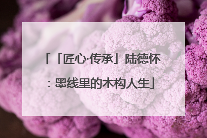「匠心·传承」陆德怀：墨线里的木构人生