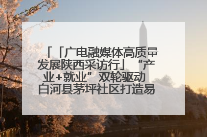 「广电融媒体高质量发展陕西采访行」“产业+就业”双轮驱动 白河县茅坪社区打造易地搬迁后扶新样本