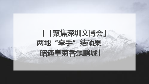 「聚焦深圳文博会」两地“牵手”结硕果 昭通皇菊香飘鹏城