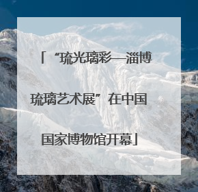 “琉光璃彩—淄博琉璃艺术展”在中国国家博物馆开幕