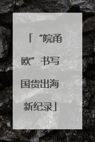 “皖甬欧”书写国货出海新纪录