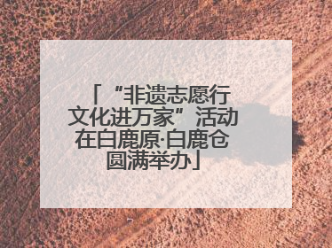 “非遗志愿行 文化进万家”活动在白鹿原·白鹿仓圆满举办