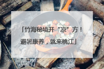 竹海秘境开“凉”方！避暑康养，就来桃江