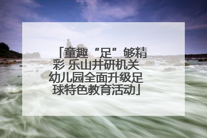 童趣“足”够精彩 乐山井研机关幼儿园全面升级足球特色教育活动