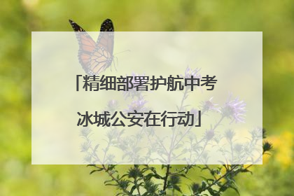 精细部署护航中考 冰城公安在行动