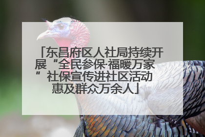 东昌府区人社局持续开展“全民参保·福暖万家”社保宣传进社区活动 惠及群众万余人
