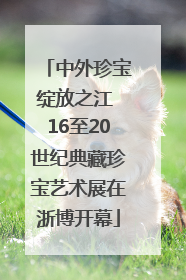 中外珍宝绽放之江 16至20世纪典藏珍宝艺术展在浙博开幕