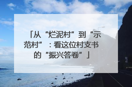 从“烂泥村”到“示范村”：看这位村支书的“振兴答卷”