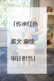 传承红色薪火 赓续审计担当