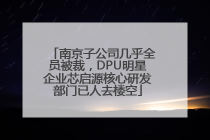 南京子公司几乎全员被裁，DPU明星企业芯启源核心研发部门已人去楼空