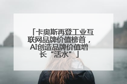 卡奥斯再登工业互联网品牌价值榜首，AI创造品牌价值增长“活水”