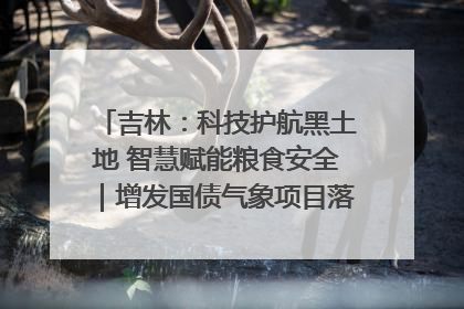 吉林：科技护航黑土地 智慧赋能粮食安全｜增发国债气象项目落地见效系列报道