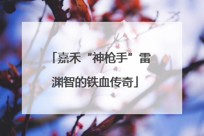 嘉禾“神枪手”雷渊智的铁血传奇