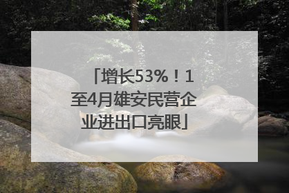 增长53%！1至4月雄安民营企业进出口亮眼
