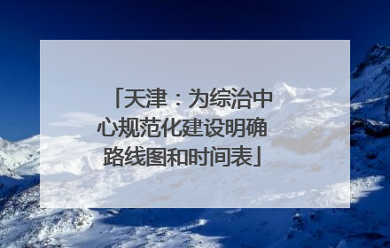 天津：为综治中心规范化建设明确路线图和时间表