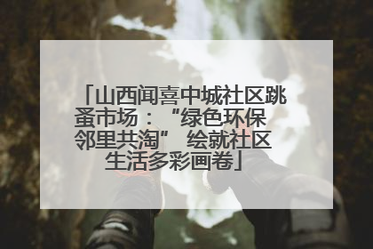 山西闻喜中城社区跳蚤市场：“绿色环保 邻里共淘” 绘就社区生活多彩画卷
