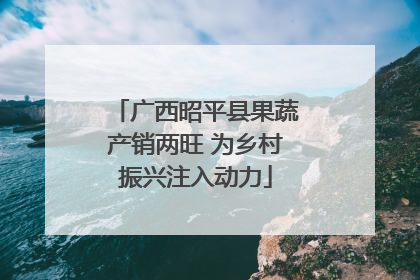 广西昭平县果蔬产销两旺 为乡村振兴注入动力