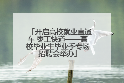 开启高校就业直通车 枣工快道——高校毕业生毕业季专场招聘会举办