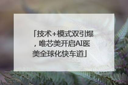 技术+模式双引爆，唯芯美开启AI医美全球化快车道