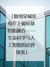 数创泉城发布厅丨碳硅基智能融合——生命科学与人工智能的边界探索