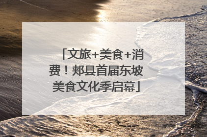 文旅+美食+消费！郏县首届东坡美食文化季启幕
