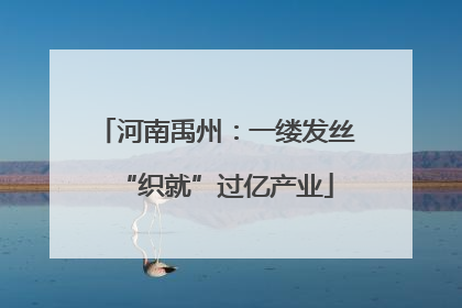 河南禹州：一缕发丝“织就”过亿产业