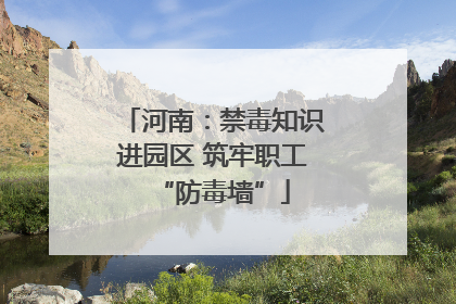 河南：禁毒知识进园区 筑牢职工“防毒墙”