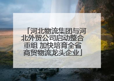 河北物流集团与河北外贸公司启动整合重组 加快培育全省商贸物流龙头企业