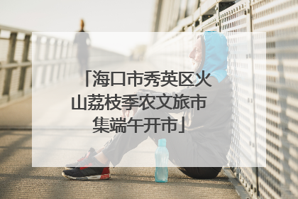 海口市秀英区火山荔枝季农文旅市集端午开市