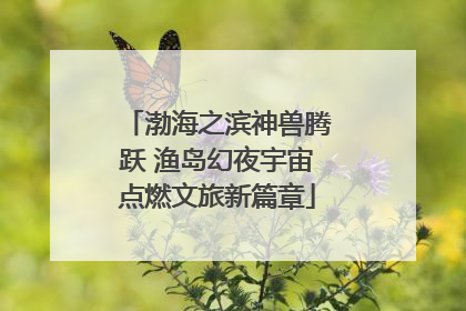 渤海之滨神兽腾跃 渔岛幻夜宇宙点燃文旅新篇章
