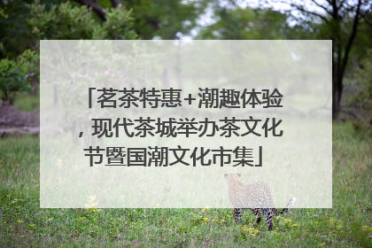茗茶特惠+潮趣体验，现代茶城举办茶文化节暨国潮文化市集