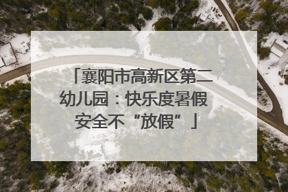 襄阳市高新区第二幼儿园：快乐度暑假 安全不“放假”