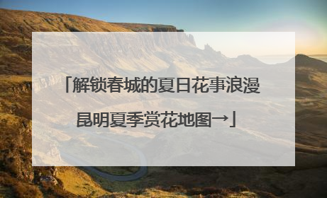 解锁春城的夏日花事浪漫 昆明夏季赏花地图→