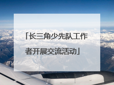 长三角少先队工作者开展交流活动