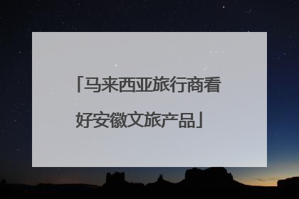 马来西亚旅行商看好安徽文旅产品