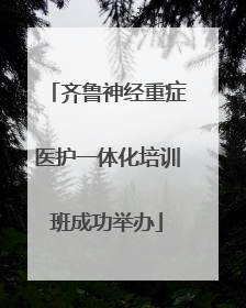 齐鲁神经重症医护一体化培训班成功举办