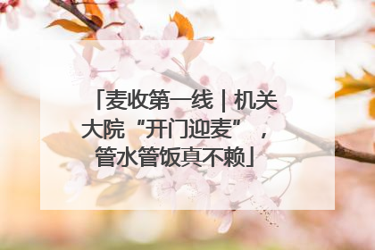 麦收第一线｜机关大院“开门迎麦”，管水管饭真不赖