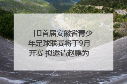 ﻿首届安徽省青少年足球联赛将于9月开赛 拟邀请赵鹏为先导赛开球