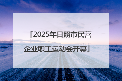 2025年日照市民营企业职工运动会开幕