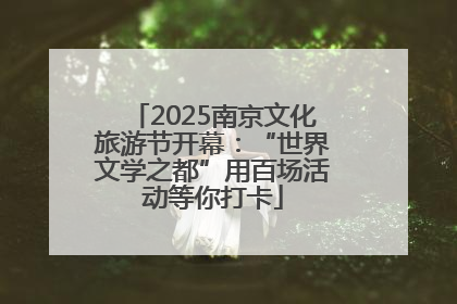 2025南京文化旅游节开幕：“世界文学之都”用百场活动等你打卡