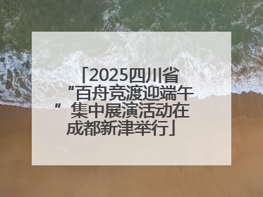 2025四川省“百舟竞渡迎端午”集中展演活动在成都新津举行