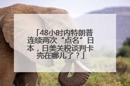 48小时内特朗普连续两次“点名”日本，日美关税谈判卡壳在哪儿了？