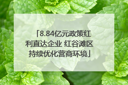 8.84亿元政策红利直达企业 红谷滩区持续优化营商环境